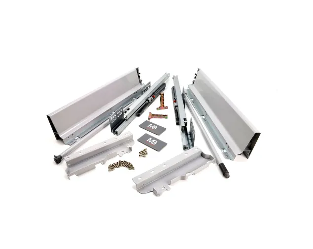 Szuflada ModernBox 550mm, wysoka H199 mm, srebrna Szuflada ModernBox 550mm, wysoka H199 mm, srebrna