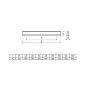 Uchwyt meblowy UC13, aluminium, 192 mm (Na Zamówienie) Uchwyt meblowy UC13, aluminium, 192 mm (Na Zamówienie)