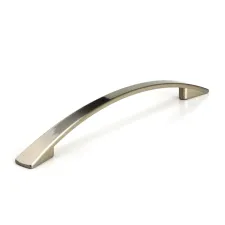 Uchwyt meblowy UN37, 128 mm, stal szlifowana
