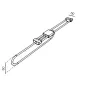 Wieszak wysuwany E50 do szafy L-350 Wieszak wysuwany E50 do szafy L-350