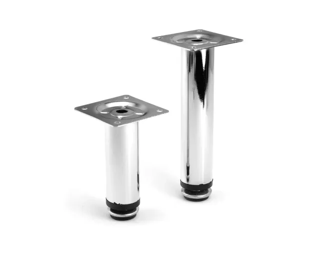 Nóżka metalowa H-100mm, chrom Nóżka metalowa H-100mm, chrom