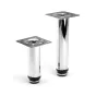 Nóżka regulowana,metalowa H-150, chrom Nóżka regulowana,metalowa H-150, chrom