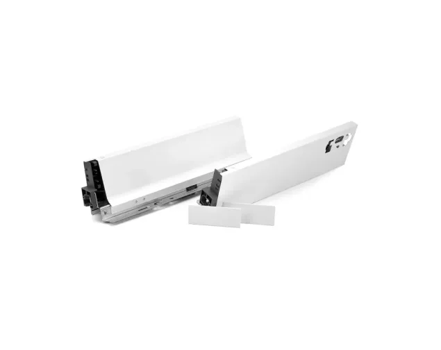 Boki szuflady tandembox L-600, M(83.6 mm), + zaślepki (P+L), biały Boki szuflady tandembox L-600, M(83.6 mm), + zaślepki (P+L), biały