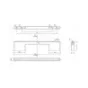 Uchwyt meblowy ASTI, chrom, 288/320 mm Uchwyt meblowy ASTI, chrom, 288/320 mm