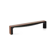 Uchwyt meblowy TWIX C-5455, 160mm, czarny+miedź