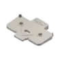 Podkładka kątowa, krzyżakowa, +5&deg;, wersja na wkręty, wysokość: 0.8 mm, 171A5010