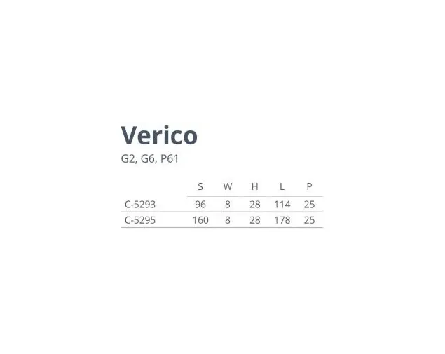 Uchwyt meblowy VERICO C-5293, 96mm, G70 - miedź, (NA ZAM&Oacute;WIENIE)