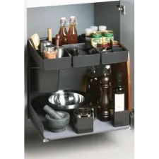Cargo do szafki podblatowej do frontu na zawiasach KITCHENTOWER 600/ ANTRACYT (NA ZAM&Oacute;WIENIE)