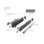 Szuflada AXISPRO, niska H-84mm, 400mm, biała Szuflada AXISPRO, niska H-84mm, 400mm, biała