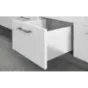 Szuflada AXISPRO, wysoka H-199mm, 400mm, biała Szuflada AXISPRO, wysoka H-199mm, 400mm, biała