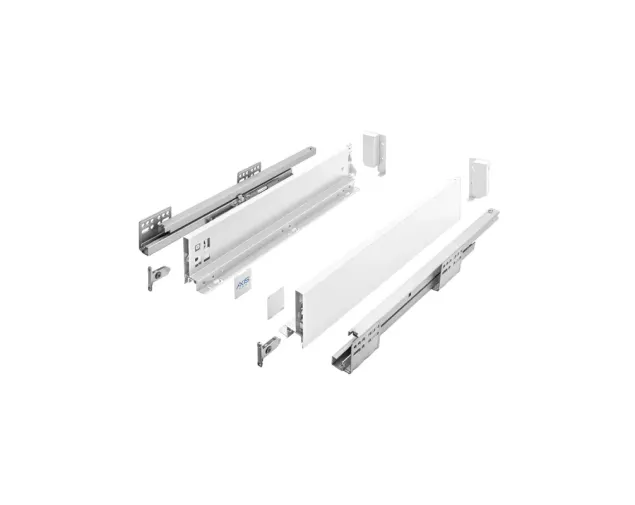 Szuflada AXISPRO, niska H-69mm, 450 mm, pełny wysów, biała Szuflada AXISPRO, niska H-69mm, 450 mm, pełny wysów, biała