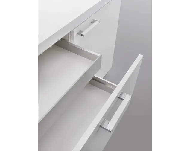 Ścianka boczna szuflady dwuściennej LineaBox, 550mm, H-77mm, Biały Ścianka boczna szuflady dwuściennej LineaBox, 550mm, H-77mm, Biały