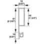 Ścianka boczna szuflady dwuściennej LineaBox, 550mm, H-77mm, Biały Ścianka boczna szuflady dwuściennej LineaBox, 550mm, H-77mm, Biały