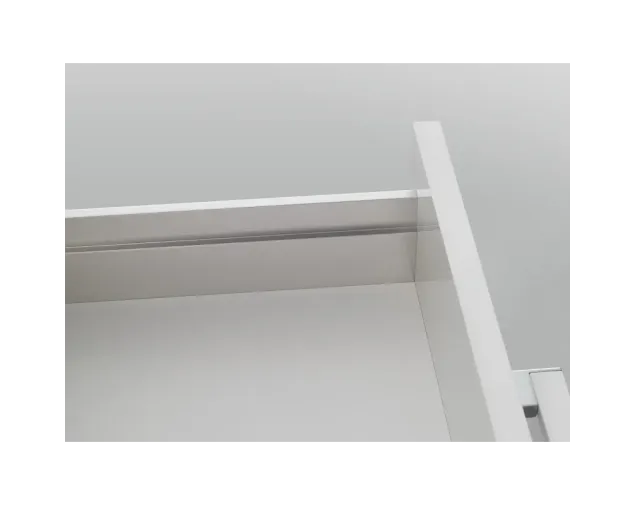 Ścianka boczna szuflady dwuściennej LineaBox, 550mm, H-104mm, Biała Ścianka boczna szuflady dwuściennej LineaBox, 550mm, H-104mm, Biała