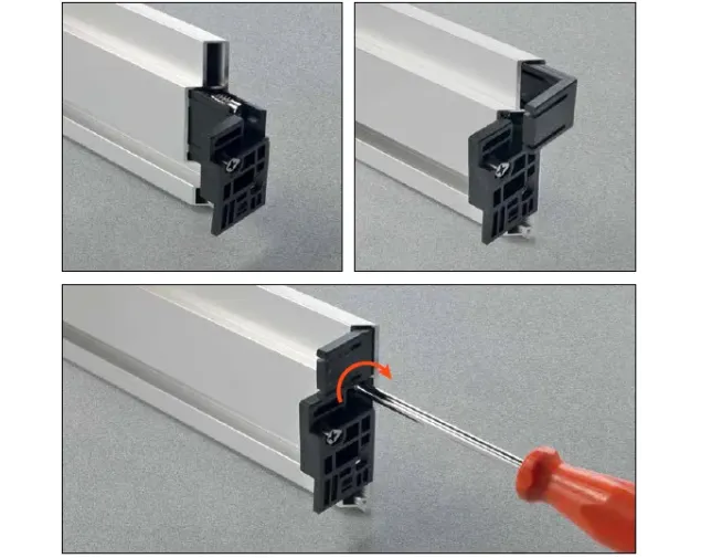 Łącznik narożny, średni , do szuflady trójściennej LineaBox H-104, SMGP89P3MA Łącznik narożny, średni , do szuflady trójściennej LineaBox H-104, SMGP89P3MA