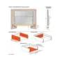 Ścianka boczna szuflady trójściennej LineaBox, 500mm, H-180mm, Titanium, PRAWA Ścianka boczna szuflady trójściennej LineaBox, 500mm, H-180mm, Titanium, PRAWA