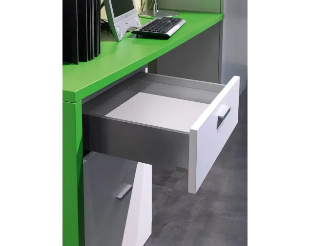 Ścianka boczna szuflady tr&oacute;jściennej LineaBox, 500mm, H-104mm, Titanium, LEWA