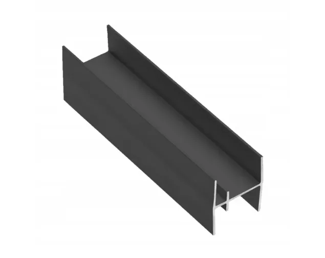 Profil łączący HR18/4 mm, 3mb, czarny MAT Profil łączący HR18/4 mm, 3mb, czarny MAT