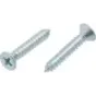 Blachowkręt z łbem stożkowym 3.5X9.5 mm, biały ocynk Blachowkręt z łbem stożkowym 3.5X9.5 mm, biały ocynk