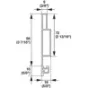 Ścianka boczna szuflady dwuściennej LineaBox, 400mm, H-104mm, Inox Ścianka boczna szuflady dwuściennej LineaBox, 400mm, H-104mm, Inox
