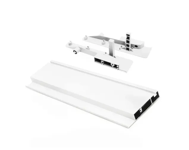 Zestaw do szuflady wewnętrznej wysokiej ModernBox (panel+złączki), biały Zestaw do szuflady wewnętrznej wysokiej ModernBox (panel+złączki), biały