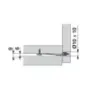 Stabilizator frontu / dna do szuflad Tandembox i Legrabox Z96.10E1 Stabilizator frontu / dna do szuflad Tandembox i Legrabox Z96.10E1