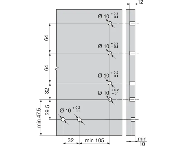 Stabilizator frontu / dna do szuflad Tandembox i Legrabox Z96.10E1 Stabilizator frontu / dna do szuflad Tandembox i Legrabox Z96.10E1