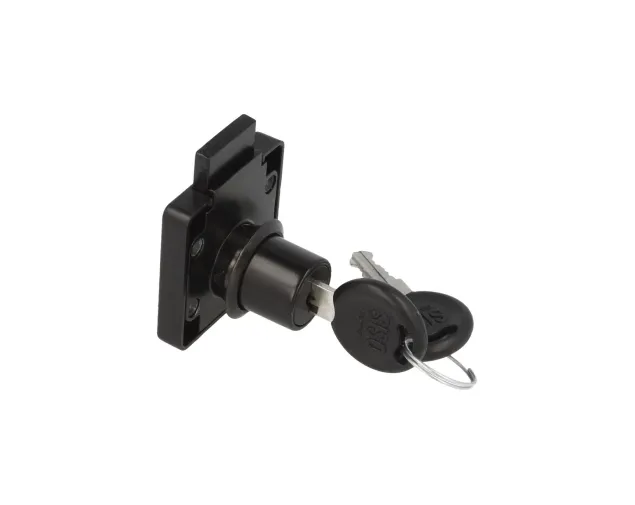Zamek meblowy kwadratowy SISO X-850 czarny 14.01.067-0 Zamek meblowy kwadratowy SISO X-850 czarny 14.01.067-0