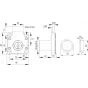 Zamek meblowy kwadratowy SISO X-850 czarny 14.01.067-0 Zamek meblowy kwadratowy SISO X-850 czarny 14.01.067-0