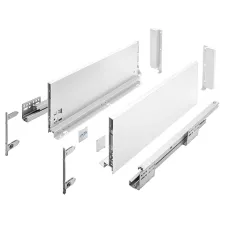 Szuflada GTV AXIS PRO PUSH TO OPEN, Wysoka H-167mm, 550 mm, biała
