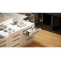 Szuflada AXISPRO, niska H-84mm, 500mm, biała, (szklane boki) Szuflada AXISPRO, niska H-84mm, 500mm, biała, (szklane boki)