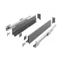 Szuflada AXISPRO, niska H-84mm, 550mm, antracytowa Szuflada AXISPRO, niska H-84mm, 550mm, antracytowa