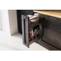 Szuflada AXISPRO, niska H-84mm, 400mm, antracytowa Szuflada AXISPRO, niska H-84mm, 400mm, antracytowa