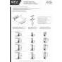 Szuflada AXISPRO, niska H-84mm, 400mm, antracytowa Szuflada AXISPRO, niska H-84mm, 400mm, antracytowa