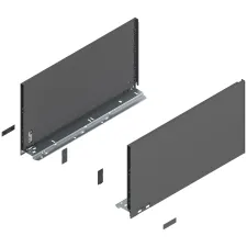 Komplet bok&oacute;w szuflady LEGRABOX P/L, L-550, Antracyt, F (241,0 mm)(Na Zam&oacute;wienie)