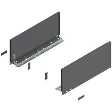 Komplet bok&oacute;w szuflady LEGRABOX P/L, L-400, Antracyt , C (177,0 mm)