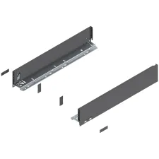Komplet bok&oacute;w szuflady LEGRABOX P/L, L-500, Antracyt, wys. M (90,5 mm)