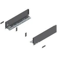 Komplet bok&oacute;w szuflady LEGRABOX P/L, L-350, Antracyt , wys. M (90,5 mm), na zam&oacute;wienie