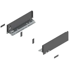 Komplet bok&oacute;w szuflady LEGRABOX P/L, L-300, Antracyt , wys. M (90,5 mm) Na zam&oacute;wienie