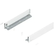 Komplet bok&oacute;w szuflady LEGRABOX P/L, L-450, Biały , wys. M (90,5 mm)