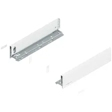 Komplet bok&oacute;w szuflady LEGRABOX P/L, L-400, Biały , wys. M (90,5 mm)