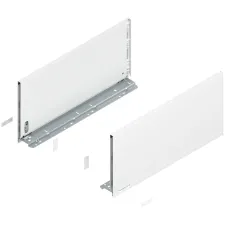 Komplet bok&oacute;w szuflady LEGRABOX P/L, L-500, Biały, F (241,0 mm)