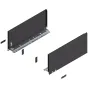 Komplet boków szuflady LEGRABOX P/L, L-400, Czarny , C (177,0 mm) Komplet boków szuflady LEGRABOX P/L, L-400, Czarny , C (177,0 mm)