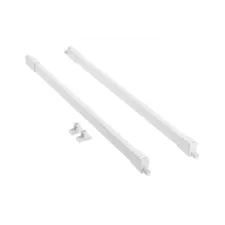 Reling wzdłużny kwadratowy do szuflad GTV Modern Box PRO, 300mm, biały