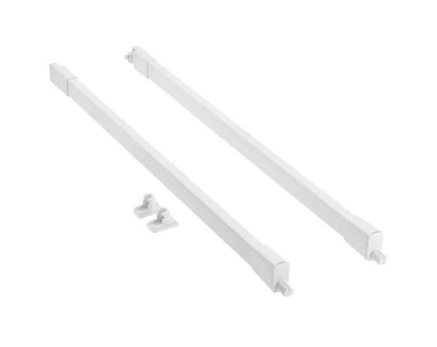 Reling wzdłużny kwadratowy do szuflad GTV Modern Box PRO, 450mm, biały Reling wzdłużny kwadratowy do szuflad GTV Modern Box PRO, 450mm, biały