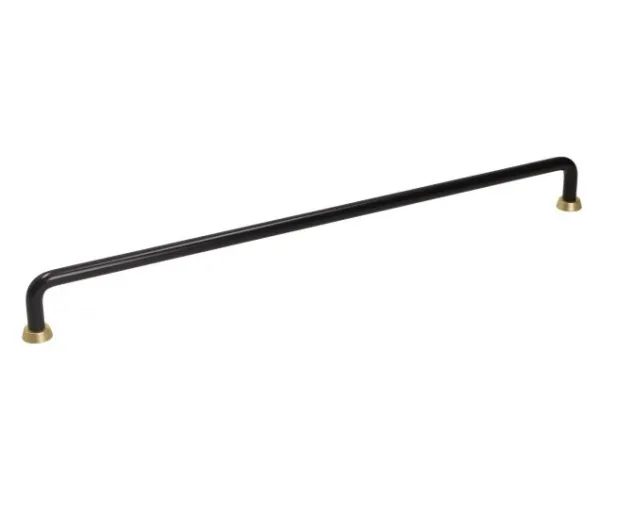 Uchwyt meblowy US18, czarny MAT + złoty MAT, 320mm Uchwyt meblowy US18, czarny MAT + złoty MAT, 320mm