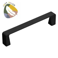 Uchwyt meblowy ENCANTO UU52, 128mm, soft touch, kolor: czarny