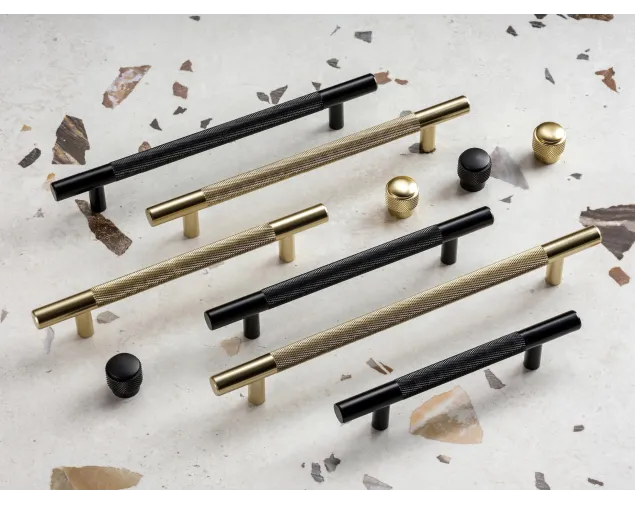 Uchwyt Meblowy Reling Industrial Gold, L-128mm, złoty MAT Uchwyt Meblowy Reling Industrial Gold, L-128mm, złoty MAT