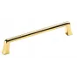 Uchwyt meblowy GAVI GOLD, L-128mm, złoty POŁYSK Uchwyt meblowy GAVI GOLD, L-128mm, złoty POŁYSK