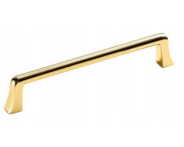 Uchwyt meblowy GAVI GOLD, L-128mm, złoty POŁYSK Uchwyt meblowy GAVI GOLD, L-128mm, złoty POŁYSK